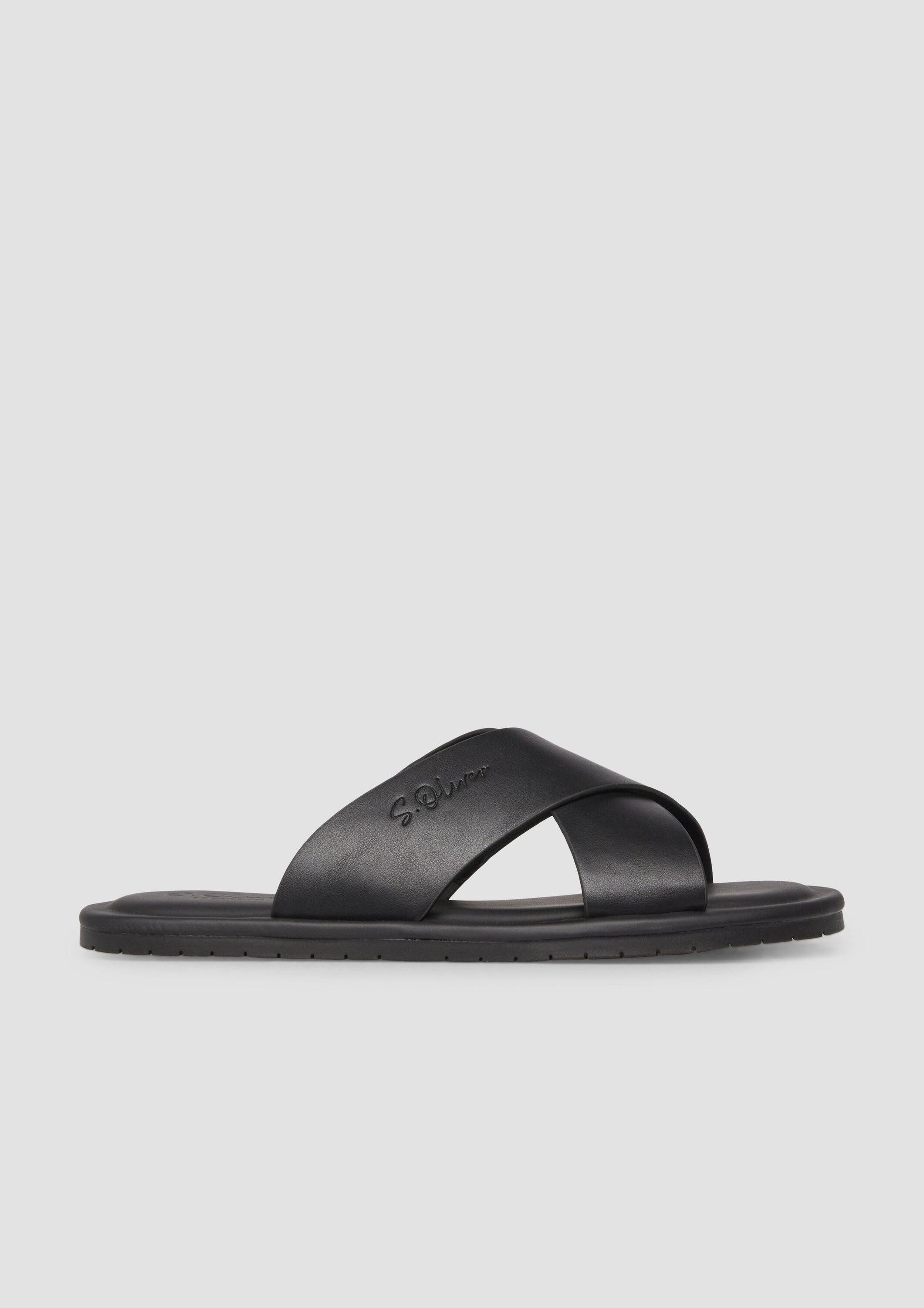 s.Oliver Sandalen Sandale Sandalen aus Kunstleder