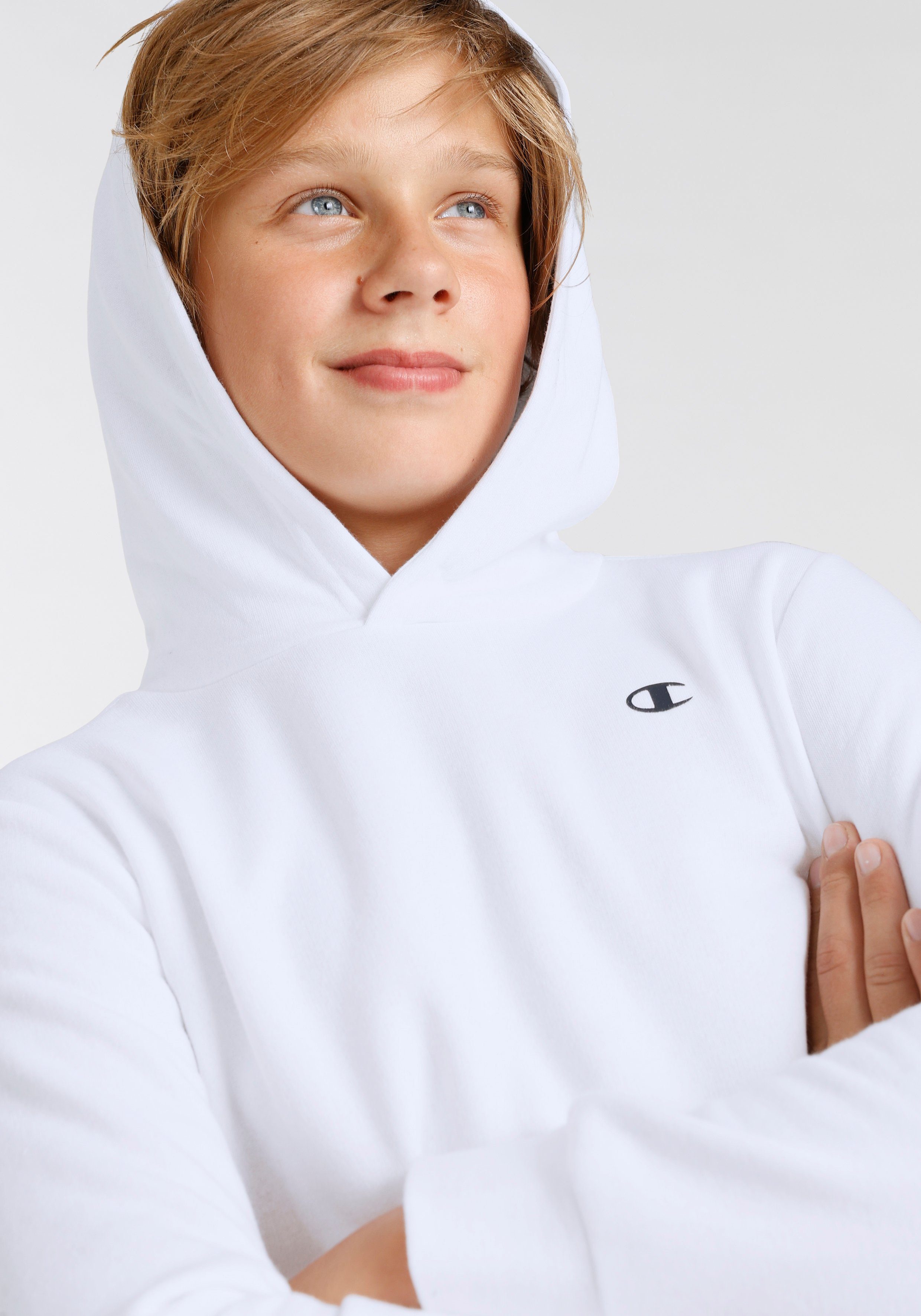 Hooded Sweatshirt - Basic weiß Champion Sweatshirt Kinder für