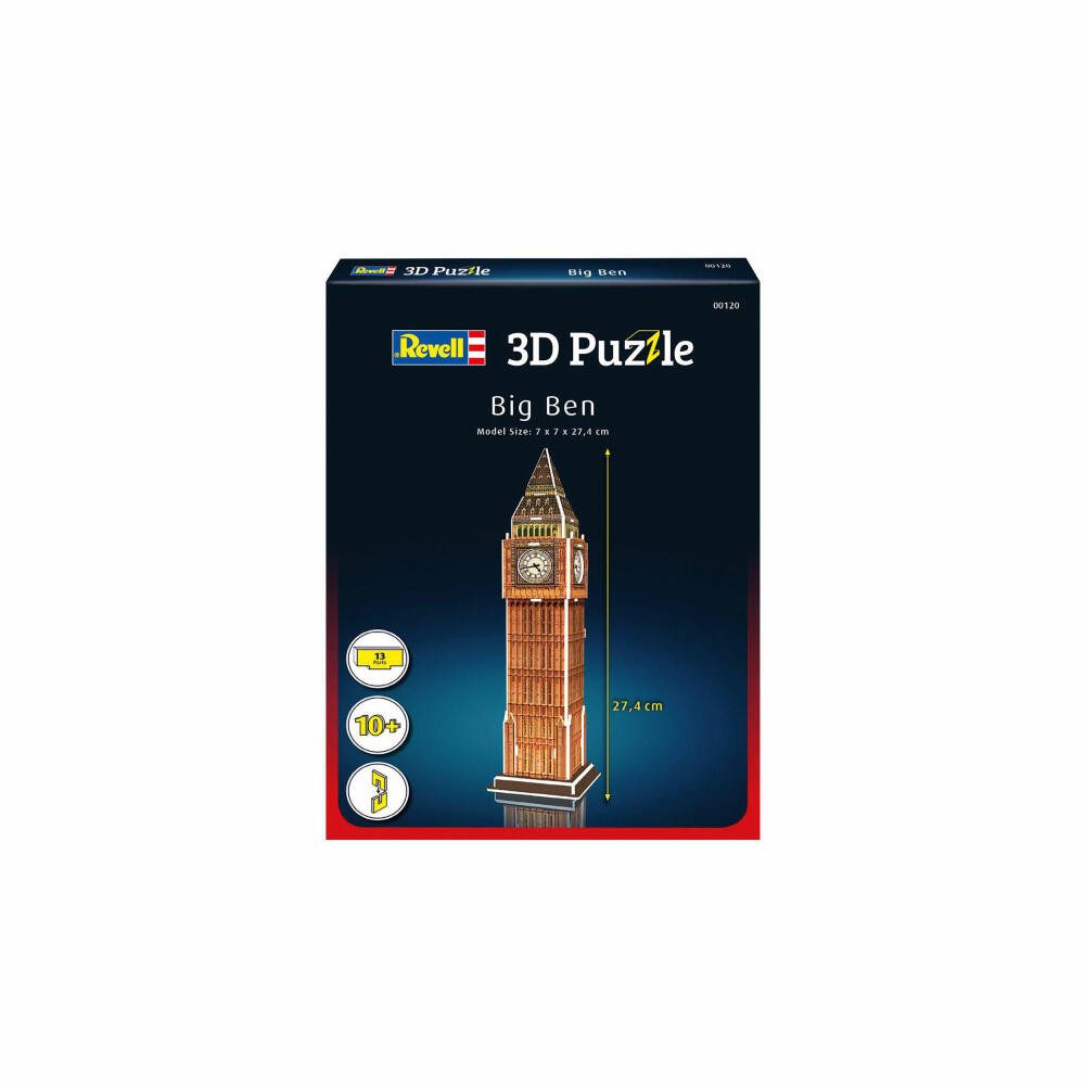 Revell® 3D-Puzzle Big Ben, 13 Puzzleteile