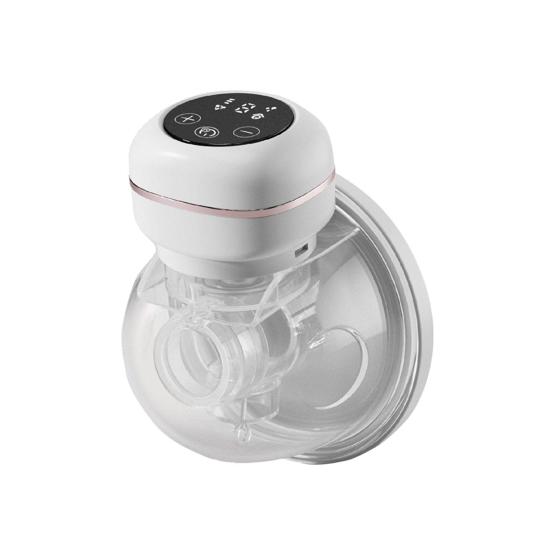 XDeer Elektrische Milchpumpe 1/2 Stück Tragbare Milchpumpe Elektrisch,Milchpumpe Haende frei, 2-tlg., mit 3 Modi und 27 Stufen, Massage LCD Milchpumpe white | Milchpumpen
