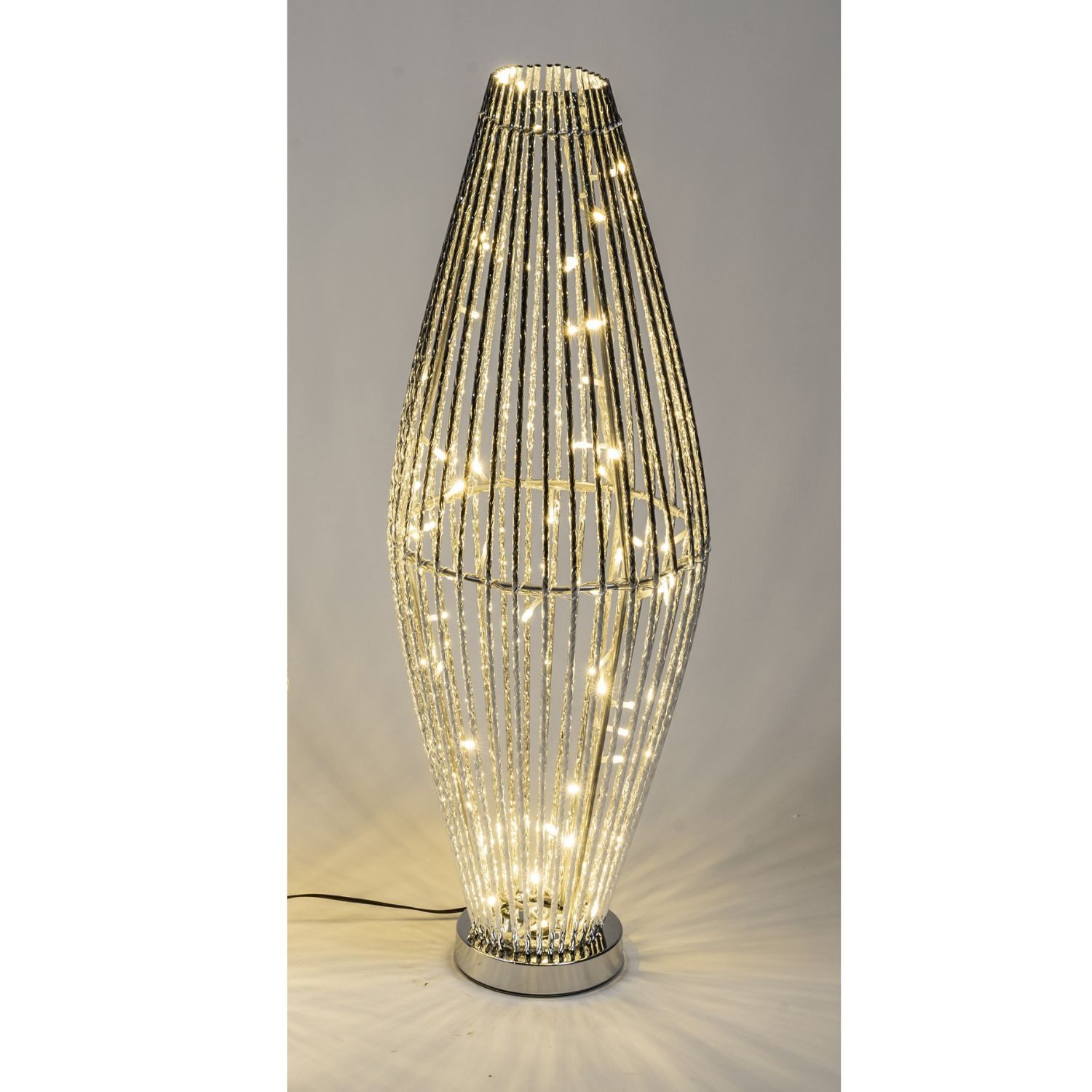 formano Stehlampe Draht, LED, Höhe: 70cm, Farbe: Siber, Motiv: Draht