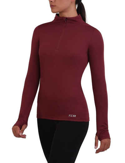 TCA Langarmshirt Damen Sport Shirt Langarm Laufshirt Fitness Yoga XS (1-tlg)