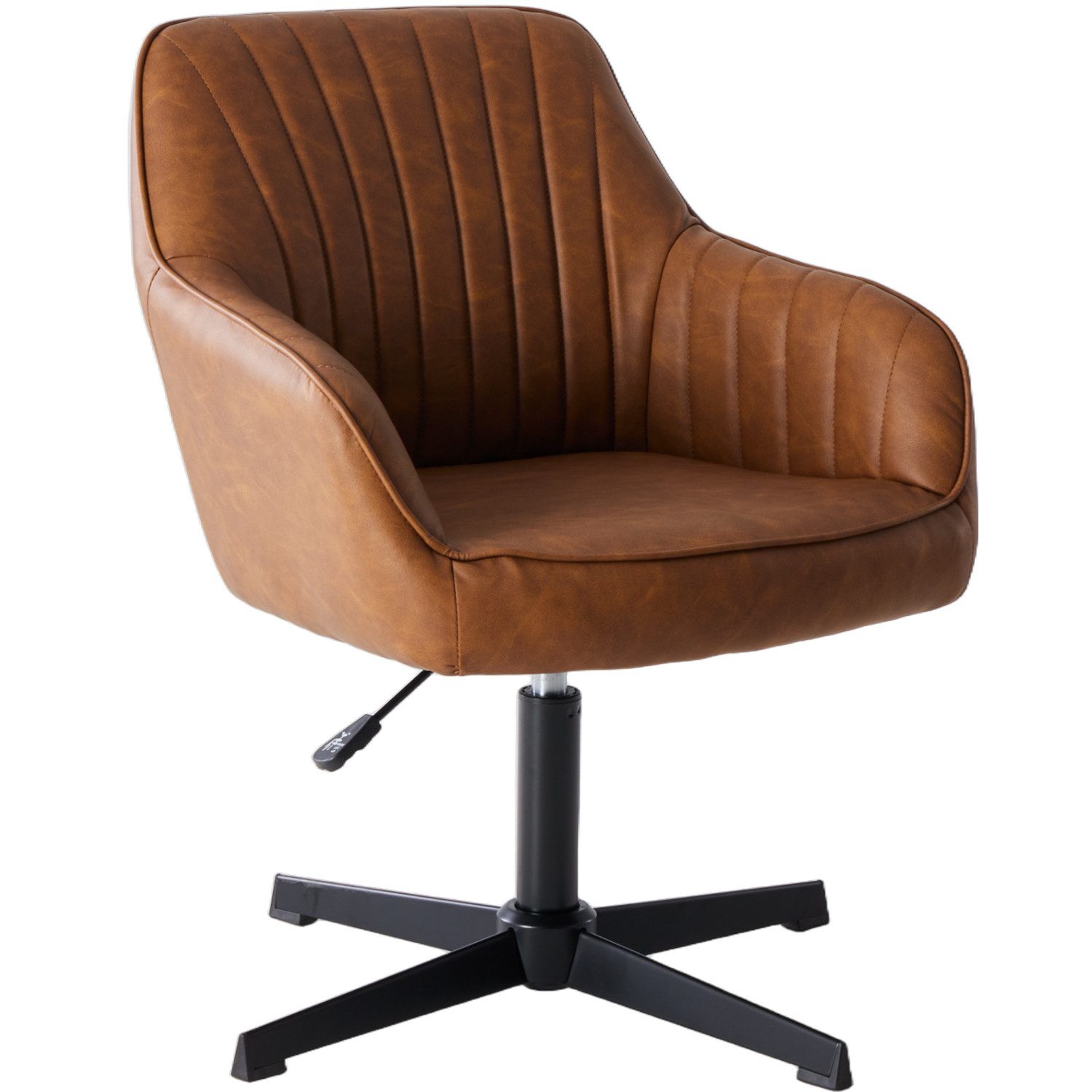 Refined Living Bürostuhl Schreibtischstuhl Ohne Rollen Drehstuhl Höhenverst günstig online kaufen