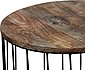 byLIVING Couchtisch »Tarek«, aus Massivholz, Durchmesser 50 cm, Bild 3