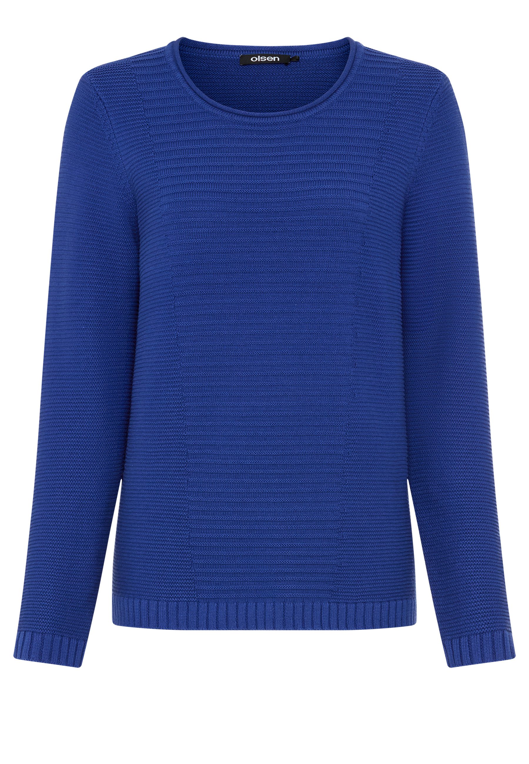 Olsen Strickpullover mit Rundhalsausschnitt