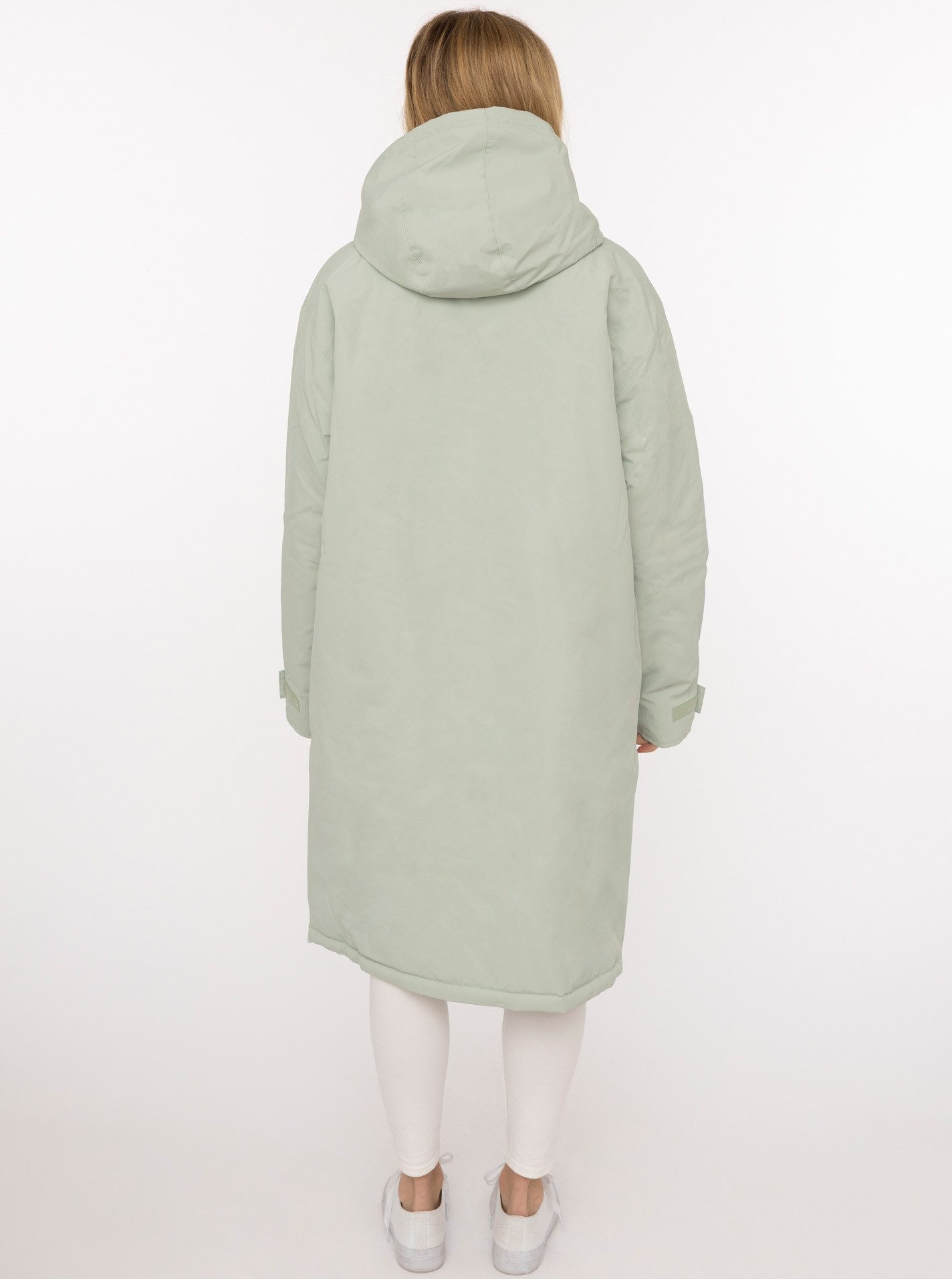Zwillingsherz Kurzmantel "Oversize Windjacke ZH" Kapuze, Reißverschluss, seitliche Taschen, leicht wattiert