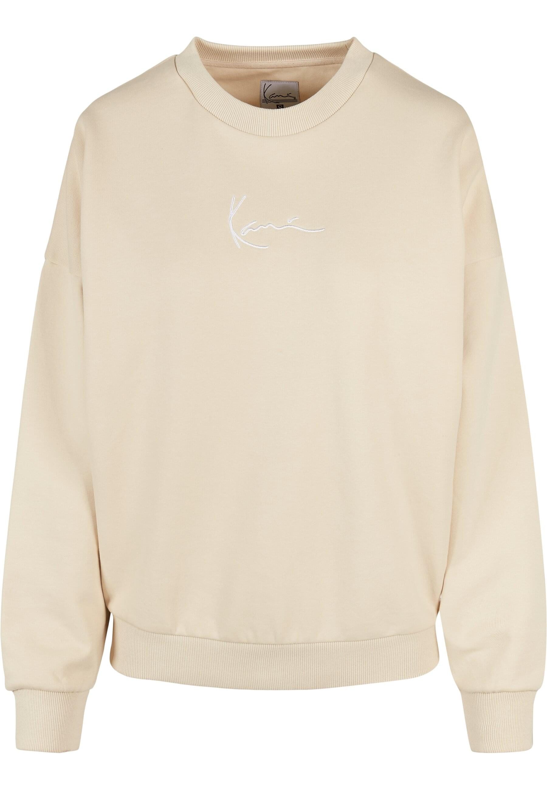 Karl Kani Sweatshirt Karl Kani Damen KW214-036-1 Small Signature Crew light sand (1-tlg)
