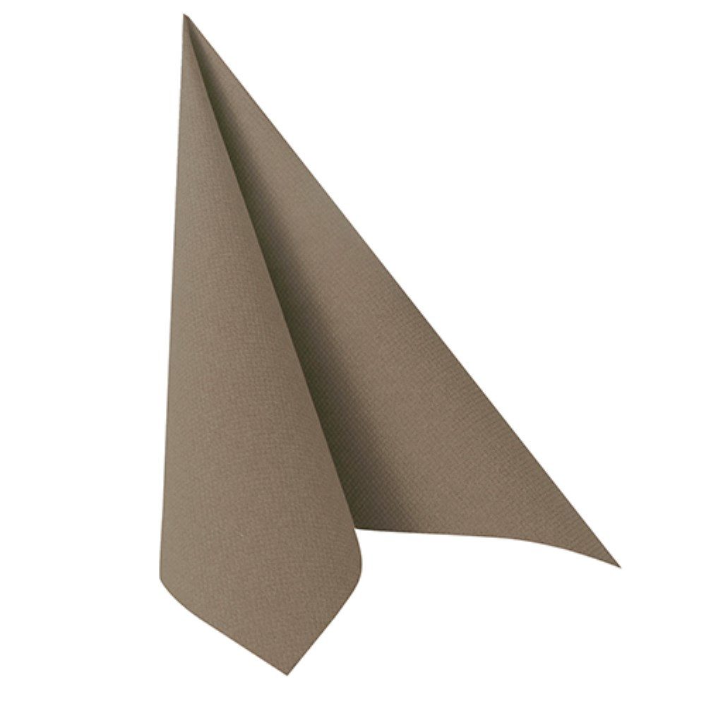 PAPSTAR Papierserviette 50 Servietten "ROYAL Collection" 1/4-Falz 40 cm x 40 cm grau