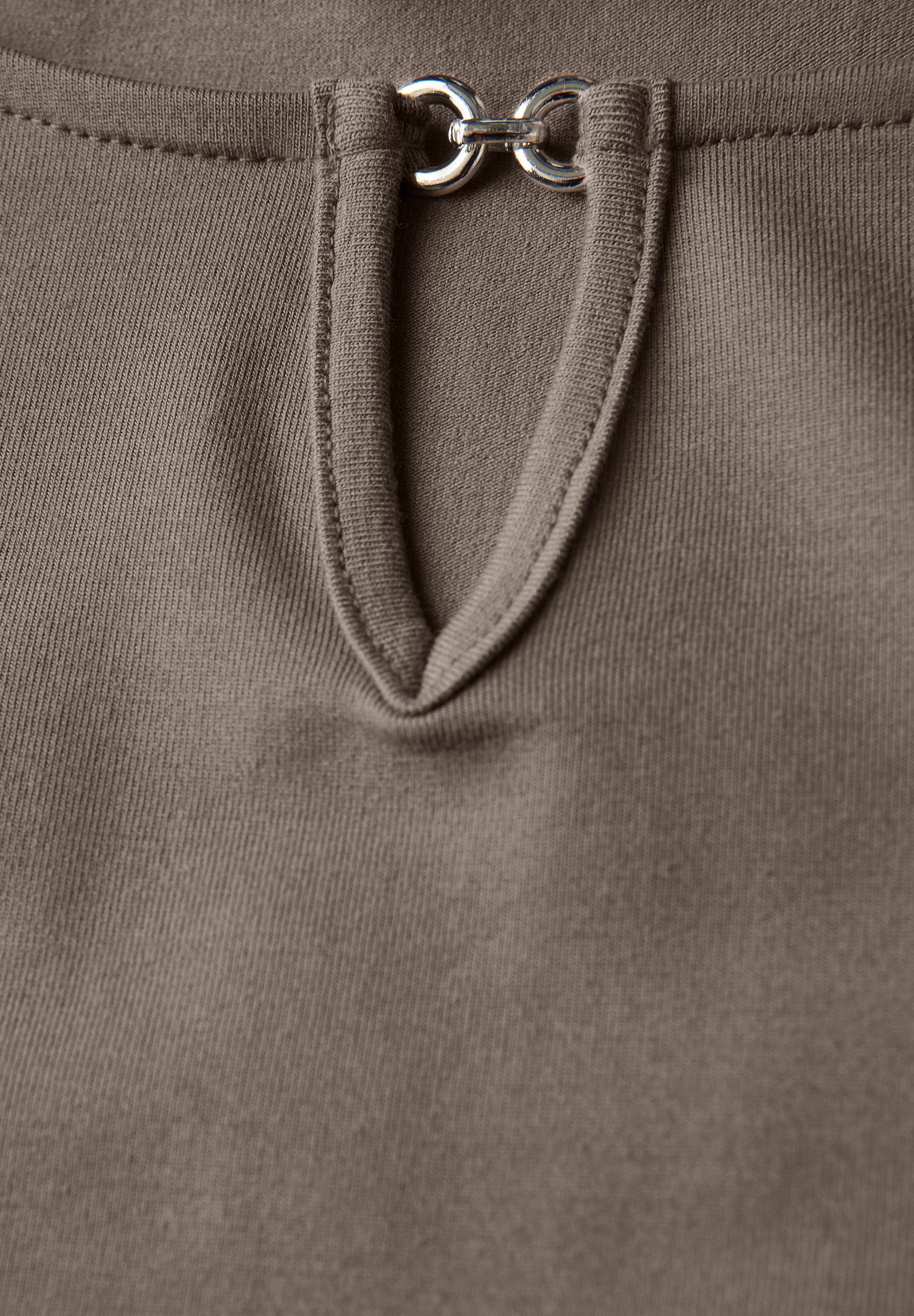 STREET ONE Shirttop mit Cut-Out Detail