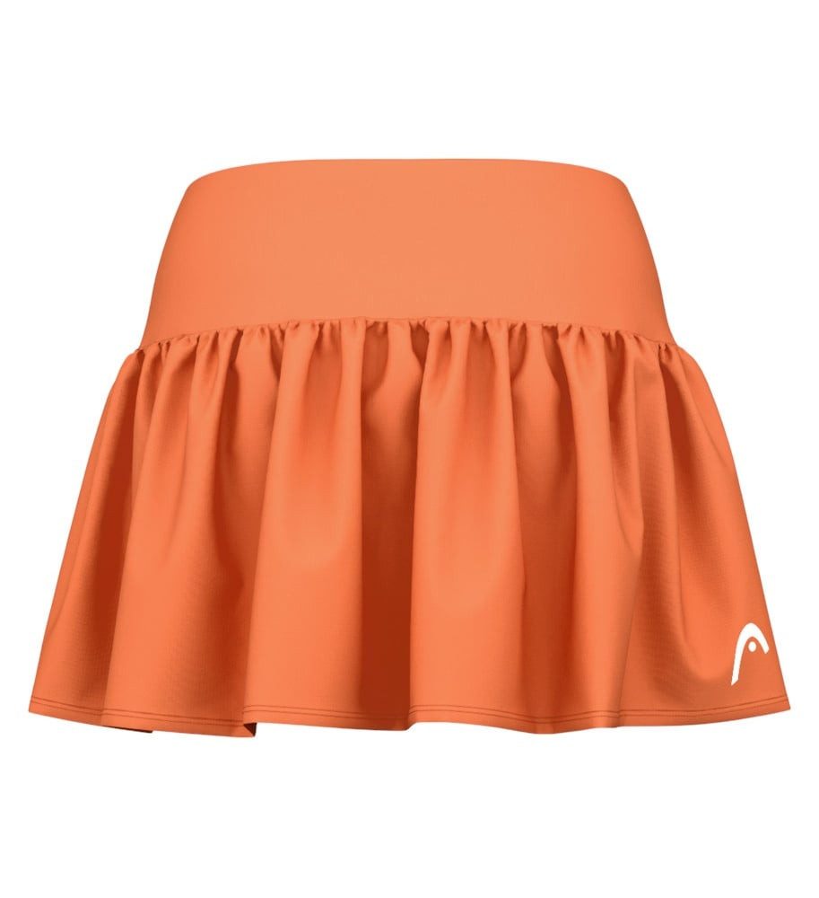 Head Tennisrock Move (hoher Bund) 2025 orange Damen