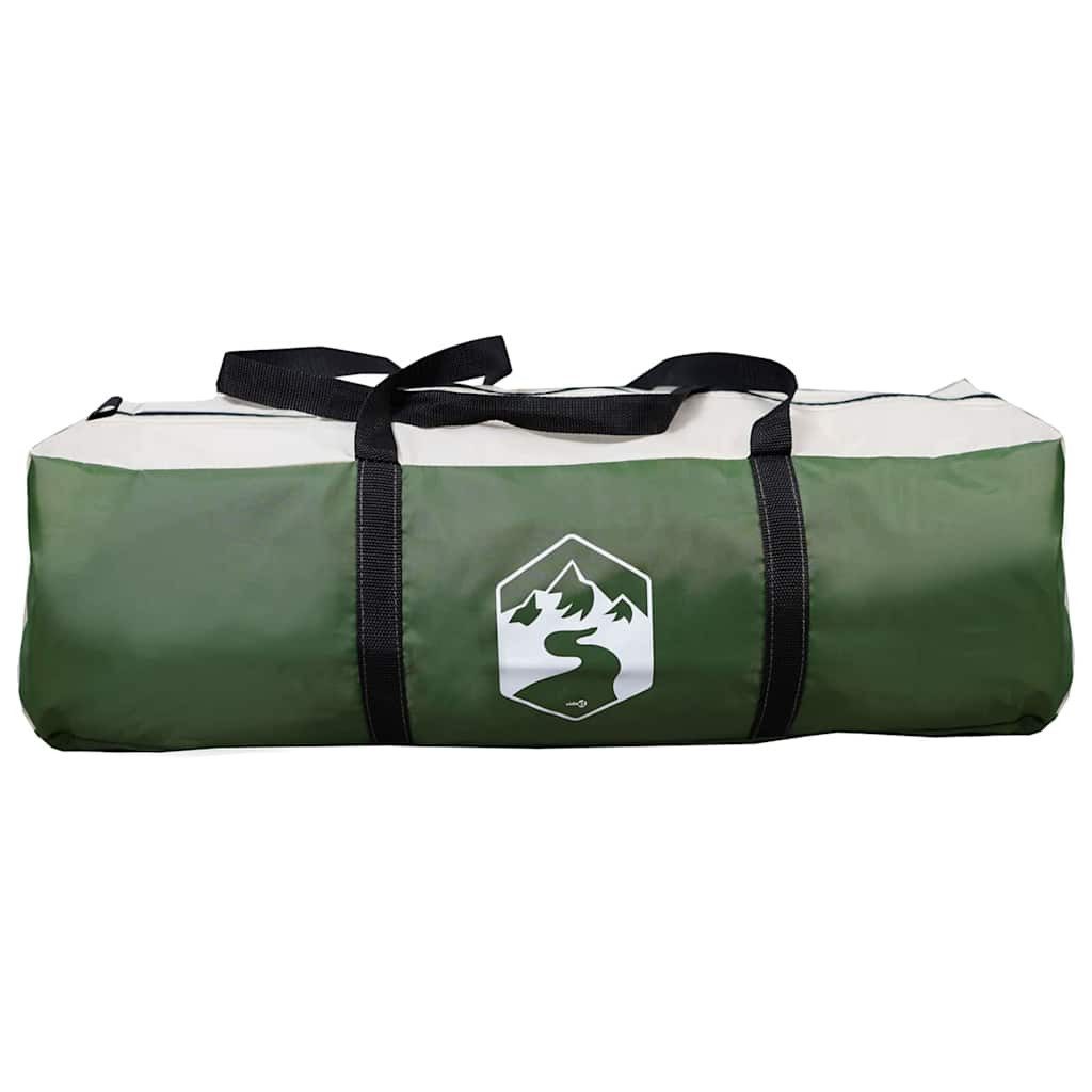 vidaXL Tunnelzelt Familienzelt für 10 Personen Grün und Grau 460 x 430 x 214 cm, (1 tlg)