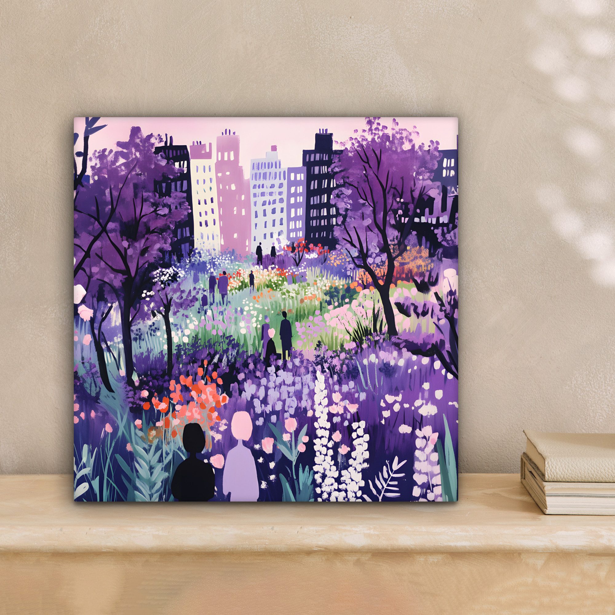 OneMillionCanvasses® Leinwandbild Park - Bäume - günstig online kaufen