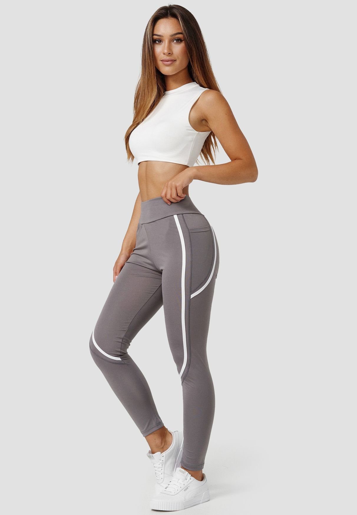 Holala Leggings »3686« (1-tlg) Damen Fitness Leggings Skinny Stretch Yoga  Sport Hose mit Tasche online kaufen | OTTO
