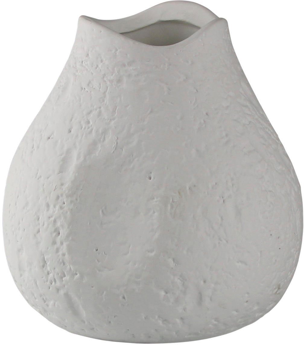 Dekovase Tischvase aus Keramik, Höhe ca. 18,5 cm