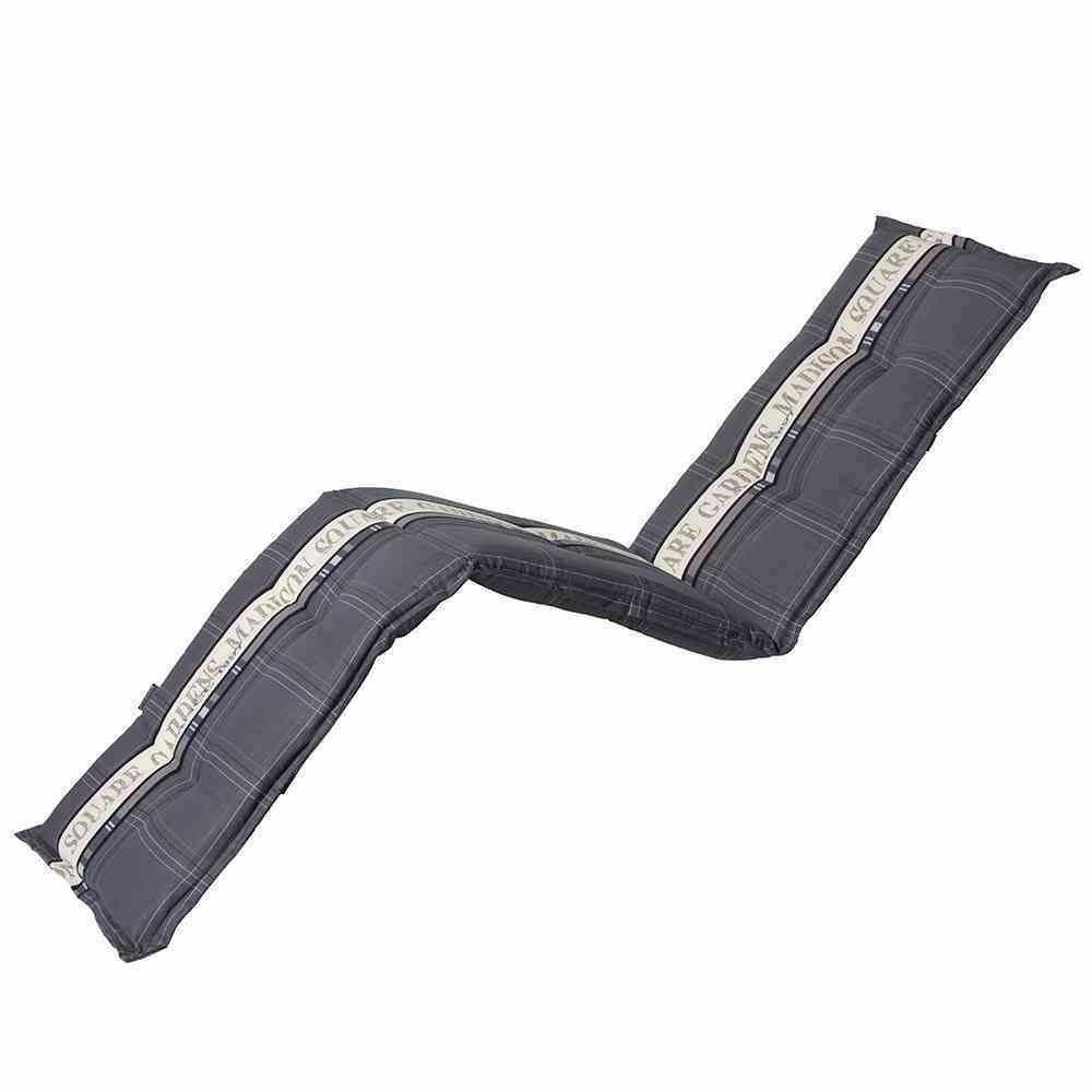 GAUTZSCH Liegenauflage in grau - 190x8x65 (BxHxT)