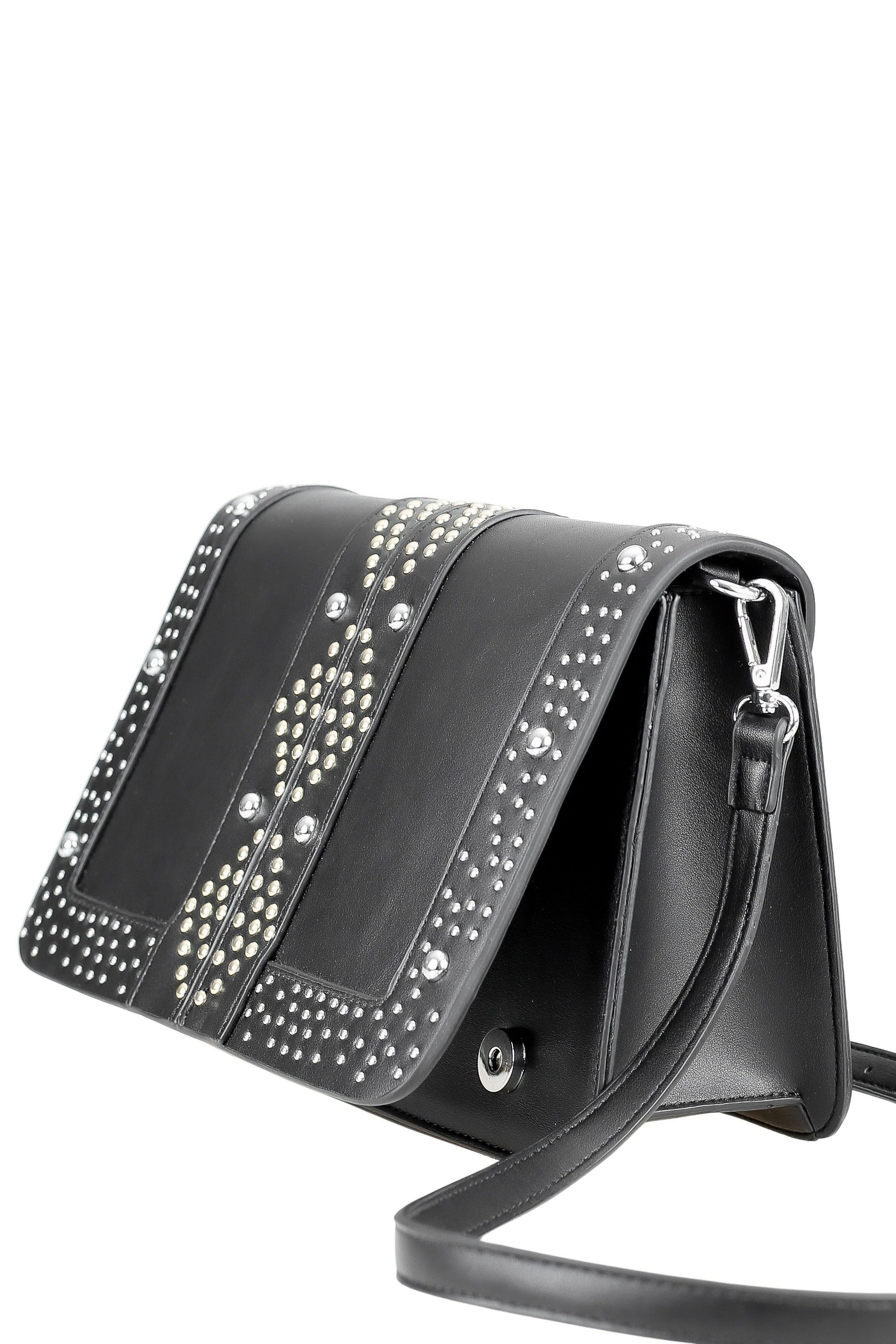 COLLEZIONE ALESSANDRO Umhängetasche Rockie, Große Nieten-Umhängetasche