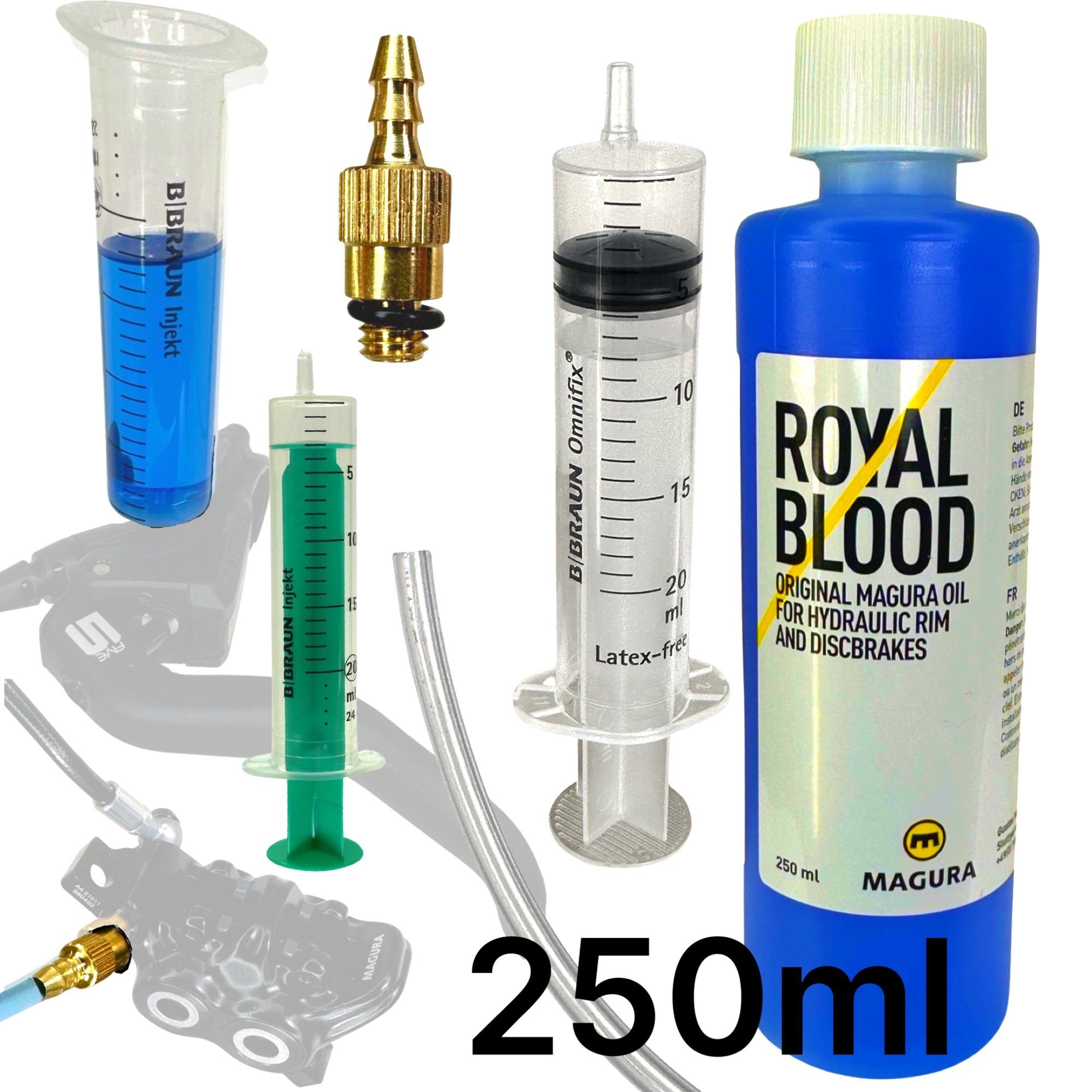 Fantic26 Felgenbremse Service Kit 250ml Royal Blood Öl MAGURA Felgen /  Scheibenbremsen