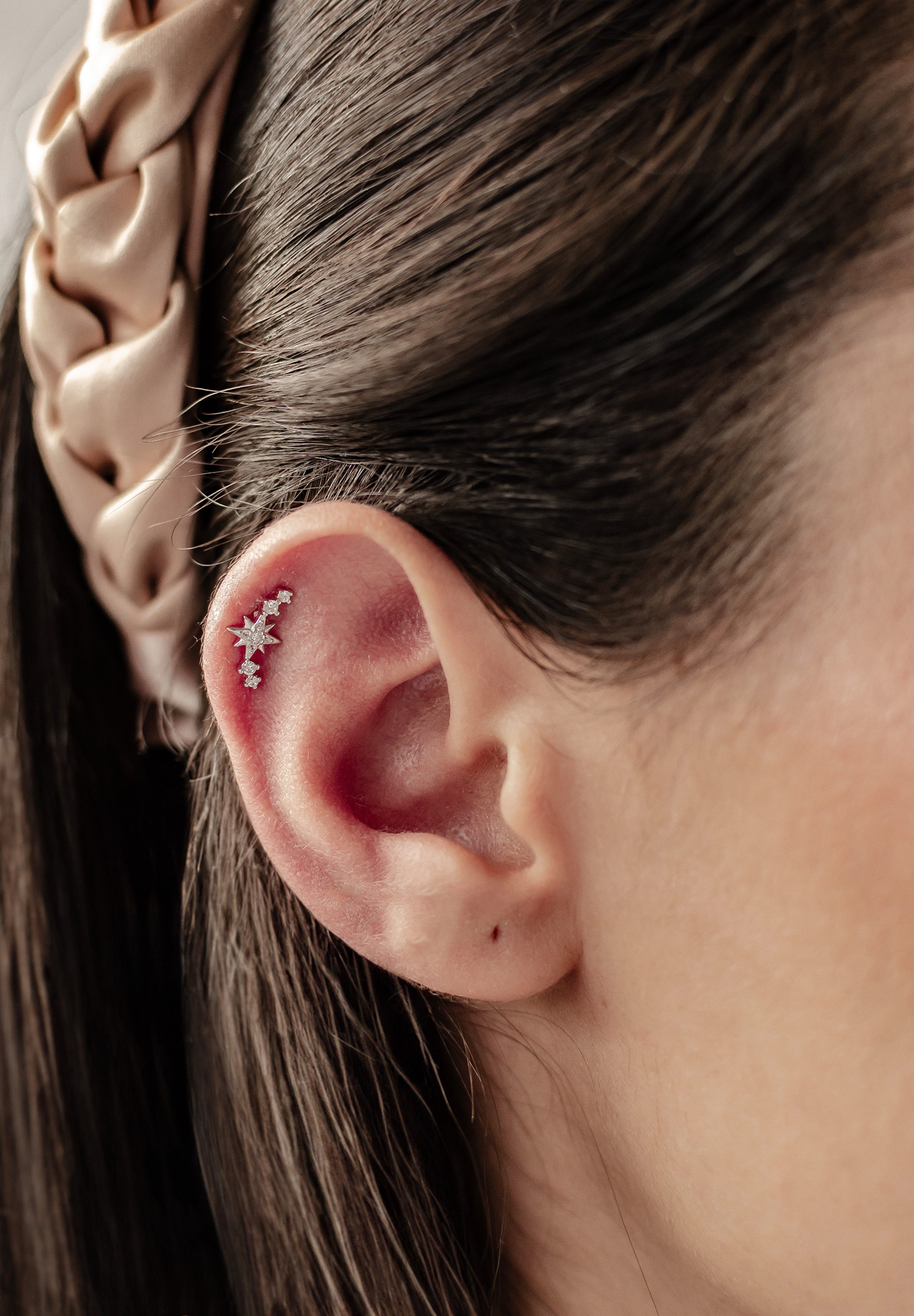 Hey Happiness Single-Ohrstecker Piercing Stern, Knorpel Helix Piercing Ohr, günstig online kaufen