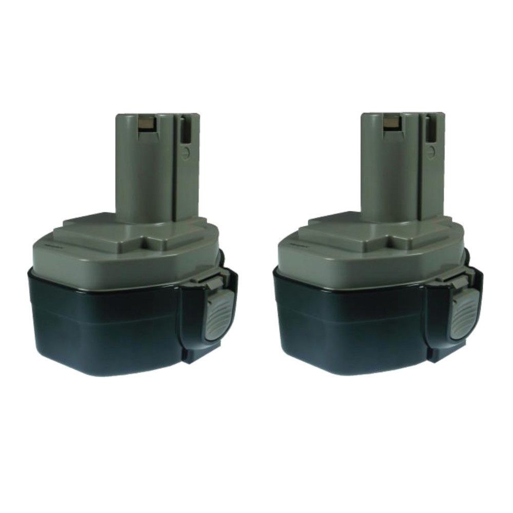 Trade-Shop 2x Akku passend für Makita 6228-D DWAE DWBE DWE 6236DWDE 6339DWDE Akku Ni-MH 3000 mAh (14,4 V)