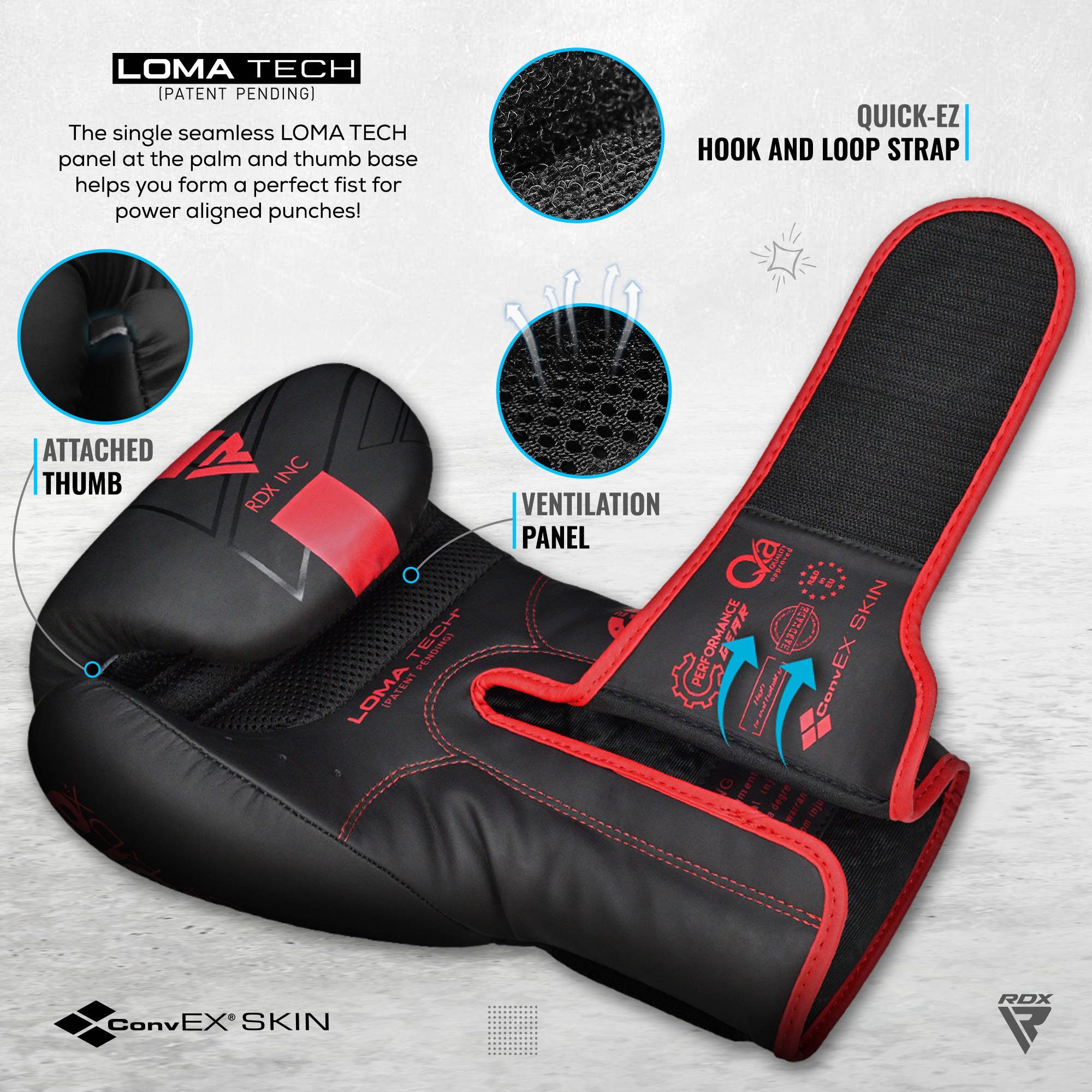 RDX Sports Kinderboxhandschuhe RDX Kinder Boxen Pads Fokus Mitts Muay Thai Junior Handschuhe