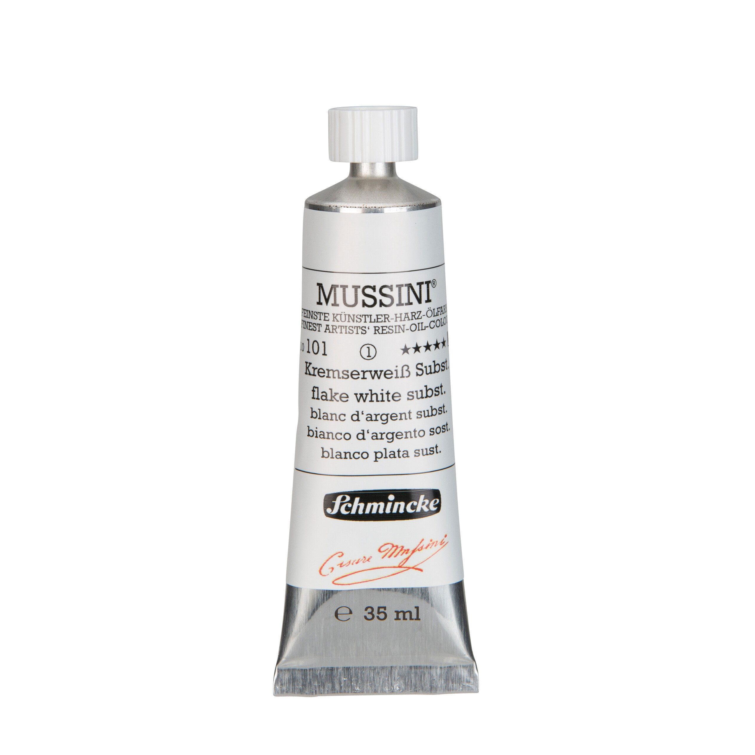 Schmincke Ölfarbe 35ml MUSSINI Kremserweiß Subst. Öl 10 101 009