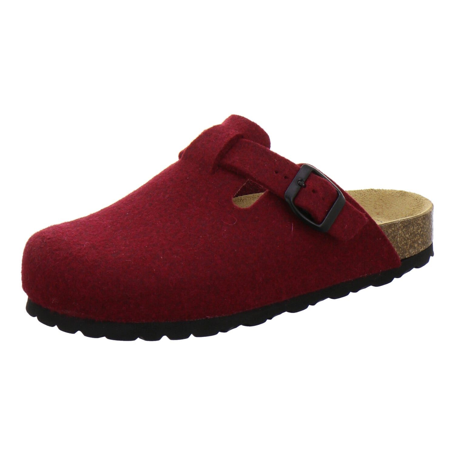 AFS-Schuhe Damen Filz Hausschuh im Clog-Stil mit Fußbett, Made in Germany
