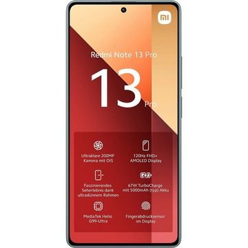 Xiaomi Redmi Note 13 Pro 4G 8+256GB Smartphone & Smart Band 8 Handy (16,94 cm/6.67 Zoll, 256 GB Speicherplatz, 200 MP Kamera)