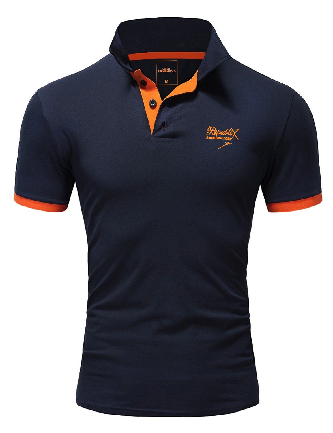 REPUBLIX Poloshirt MATEO Herren Basic Kurzarm günstig online kaufen