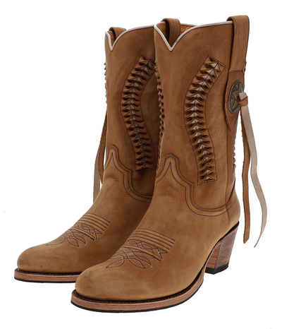 Sendra Boots DEBORA 13394 Braun Cowboystiefel Rahmengenähte Damen Westernstiefel