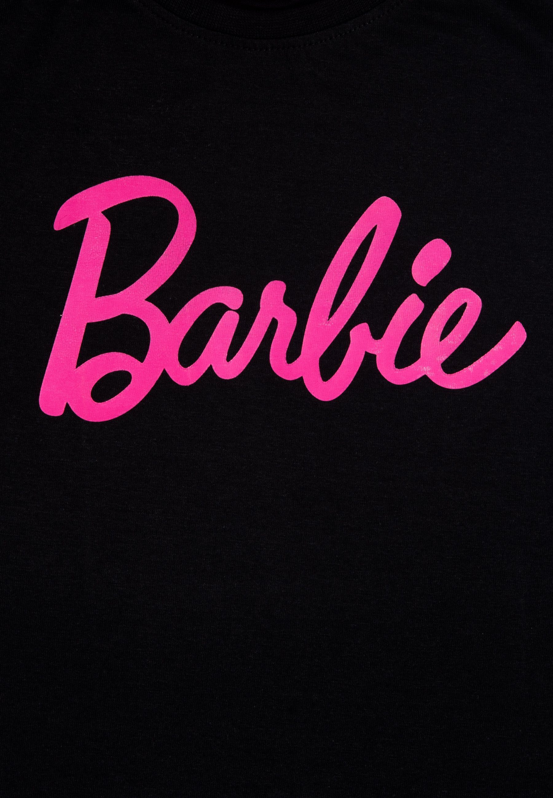 Schwarz/Grau Labels® T-Shirt Mädchen T-Shirt 2er United Pack Oberteil kurzärmlig Barbie