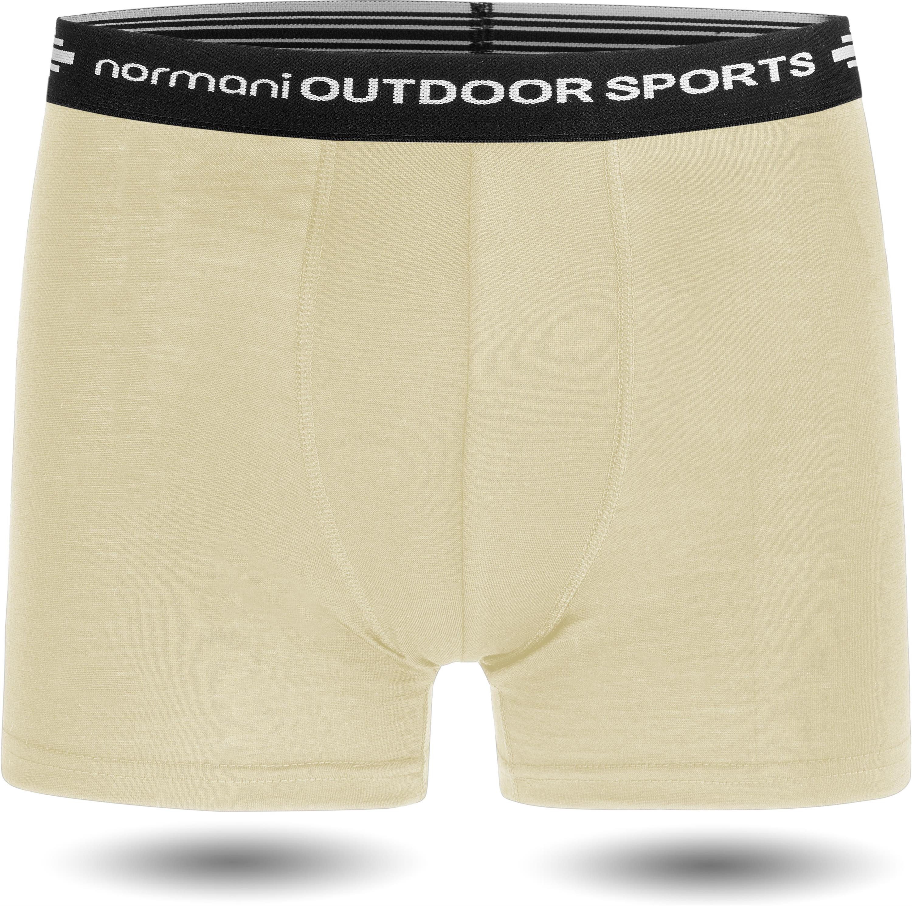 normani Retro Boxer 2er Pack Herren Merino Boxershorts Unterhose Sportunter günstig online kaufen