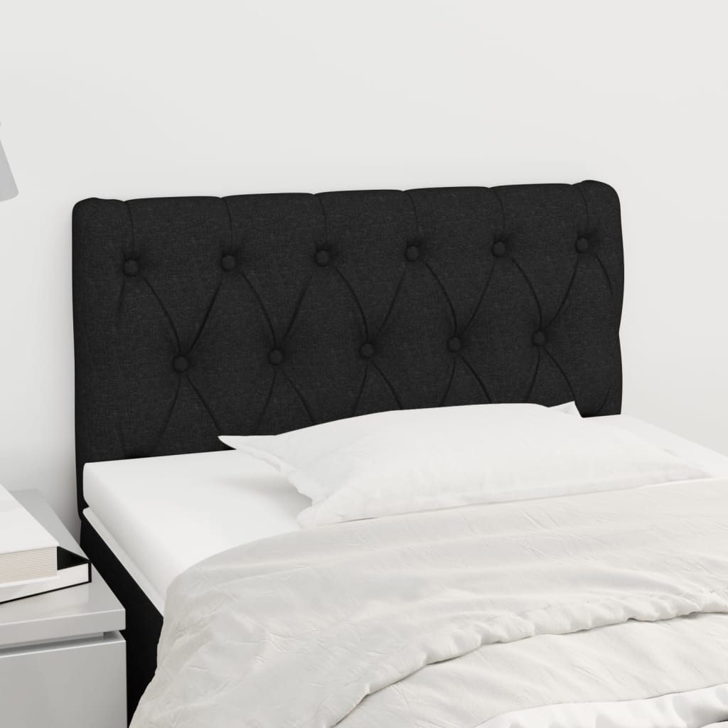 vidaXL Kopfteil Kopfteil Schwarz 80x7x78/88 cm günstig online kaufen