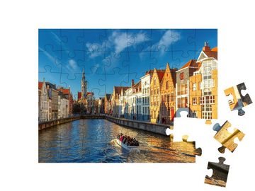 puzzleYOU Puzzle Jan Van Eyck Platz in Brügge, Belgien, 48 Puzzleteile, puzzleYOU-Kollektionen Belgien