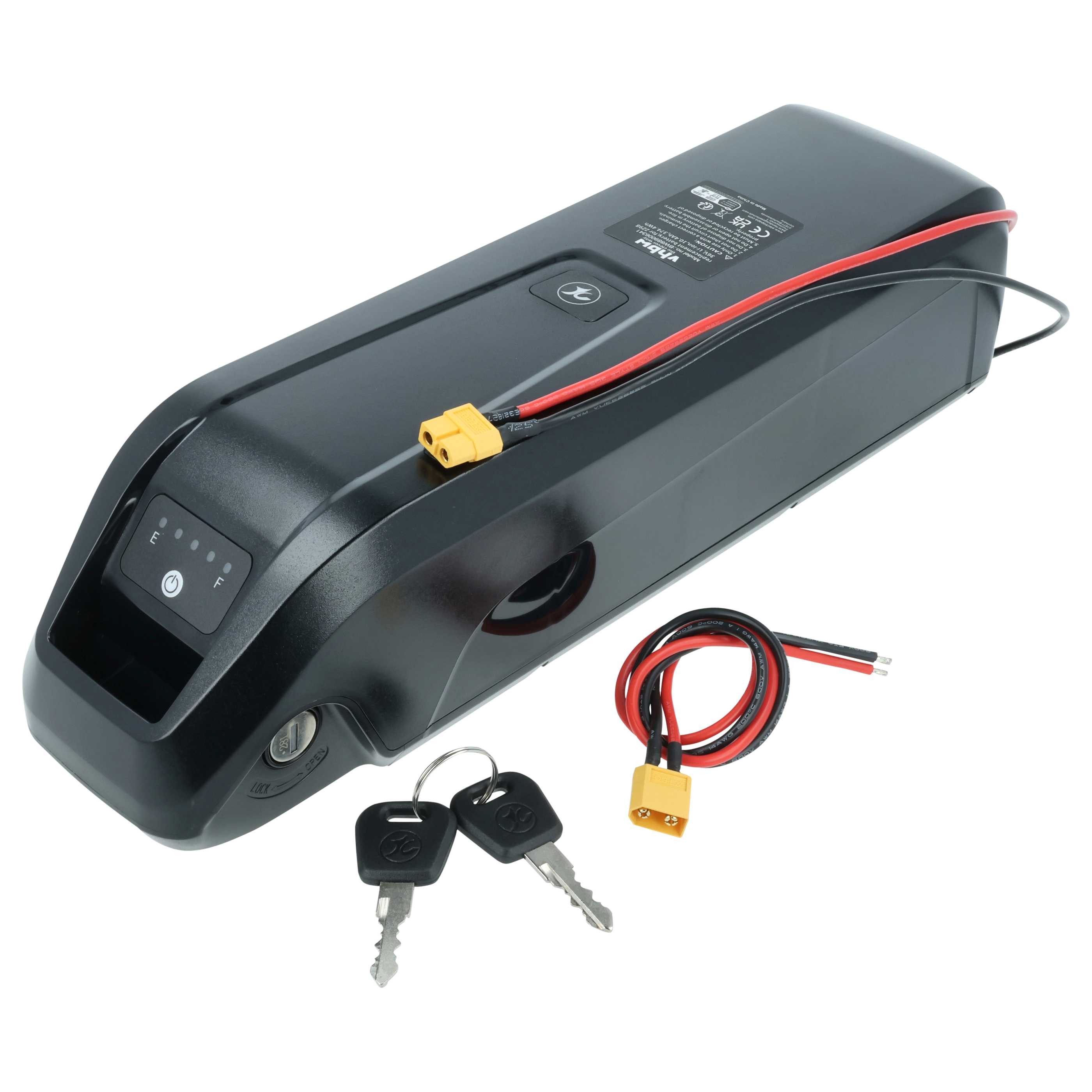 vhbw Akku Ersatz für BLAUPUNKT ZZ981004 für E-Bike (10,4 Ah, 36 V, Li-Ion) E-Bike Akku Akku Li-Ion 10400 mAh (36 V, 1 St), Leistungsfähiger Austausch-Akku für Pedelec, Elektrofahrrad, E-Bike