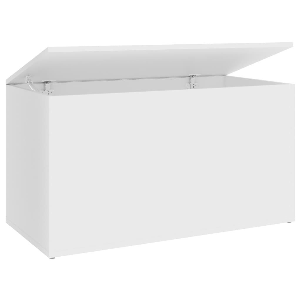 vidaXL Truhe Хранилищаstruhe Weiß 84x42x46 cm Spanplatte
