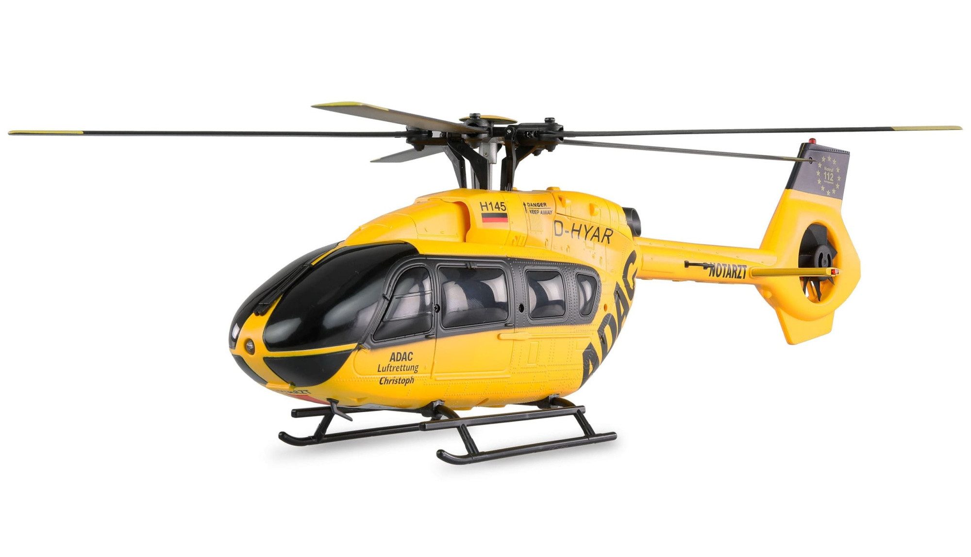 Amewi RC-Helikopter Amewi RC ADAC H145 Hubschrauber Brushless 6-Kanal 6G RTF