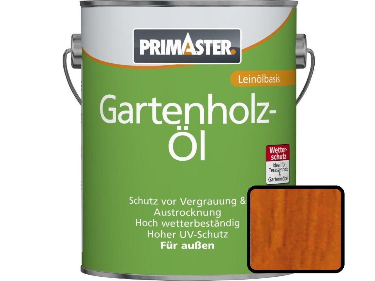 Primaster Hartholzöl Primaster teak Gartenholzöl 2,5 L