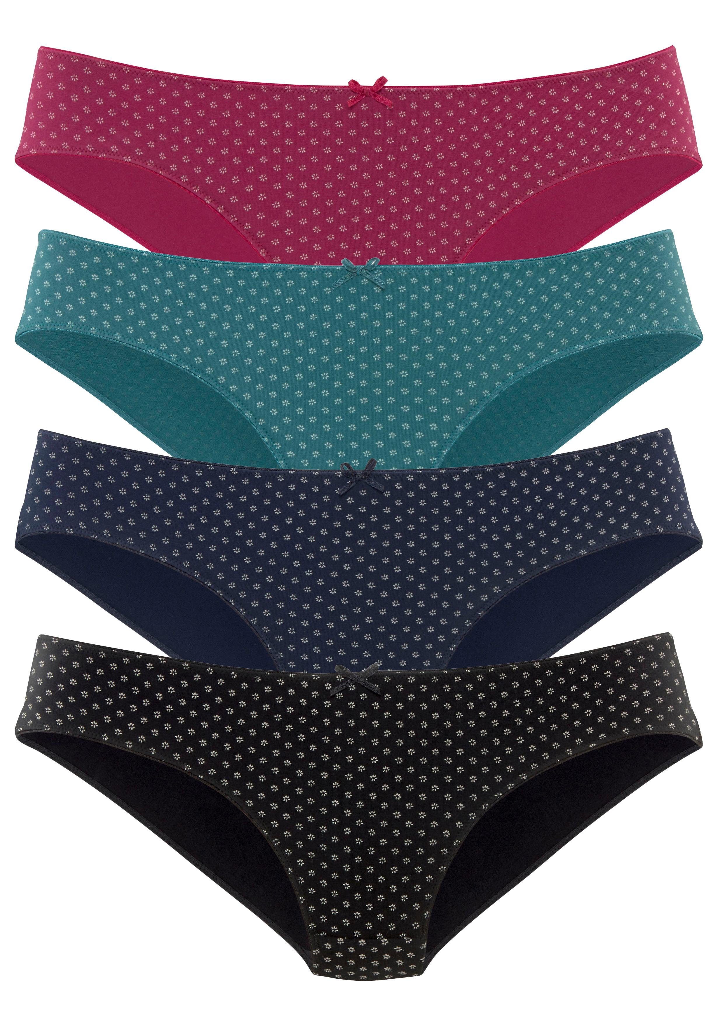 s.Oliver Bikinislip (4er-Pack) aus elastischer Baumwolle günstig online kaufen