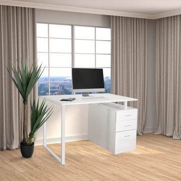 hjh OFFICE Schreibtisch Schreibtisch EASY WORK V (1 St, 1 St), Computertisch