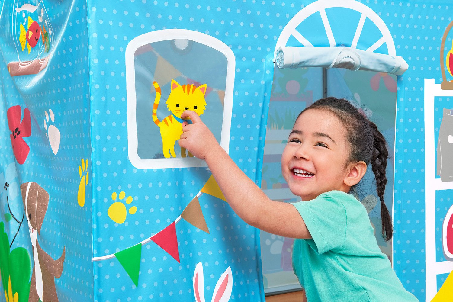 Bestway Spielhaus Purrfect Pets™, Ab 2 Jahren, Für den Innen- und Außengebrauch