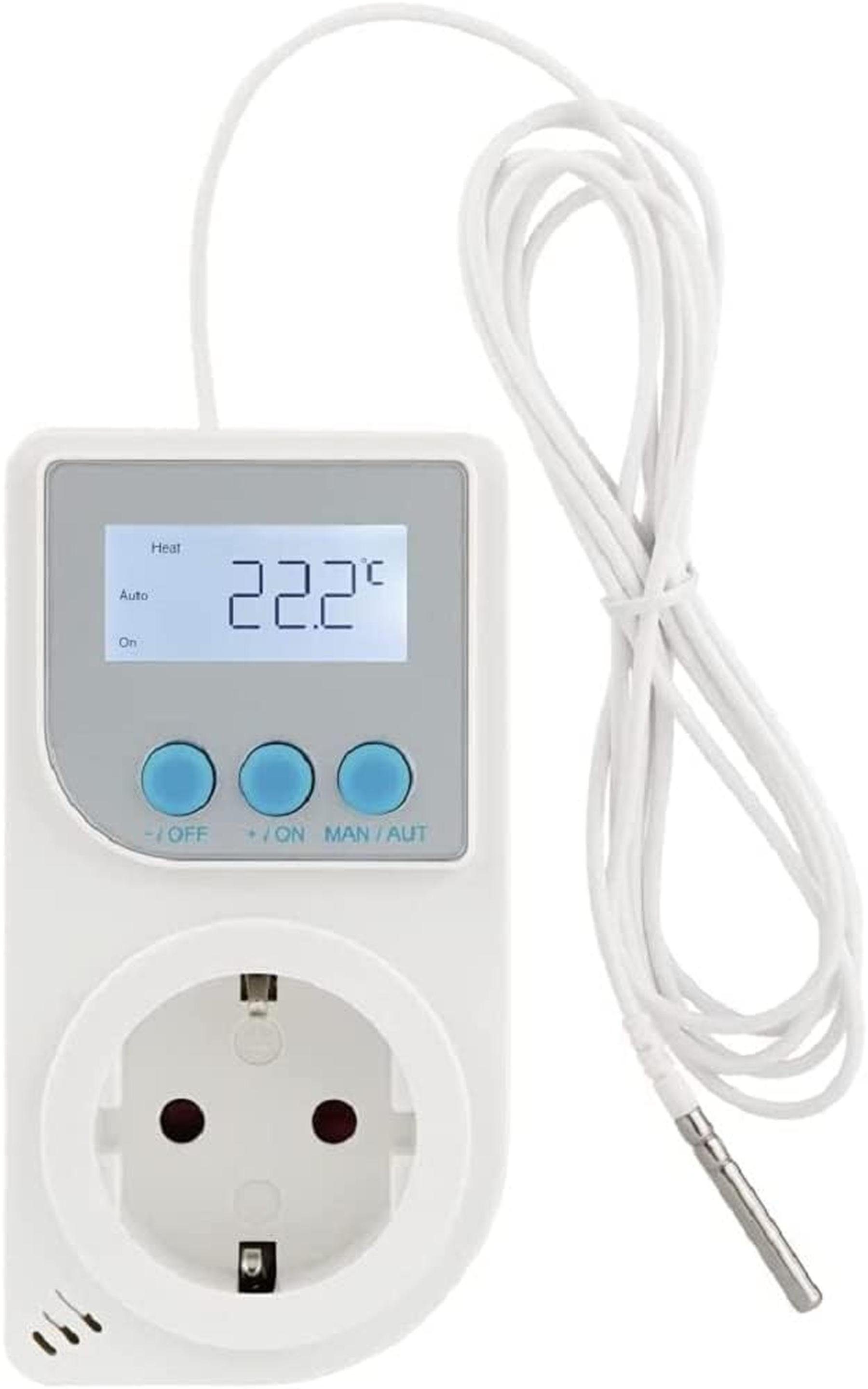 Hama Steckdosen-Thermostat Hama Premium Universal Thermostat mit Steckdose