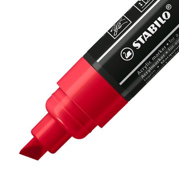 STABILO Lackmarker STABILO FREE Acrylic T800C Acrylmarker - 4-10 mm