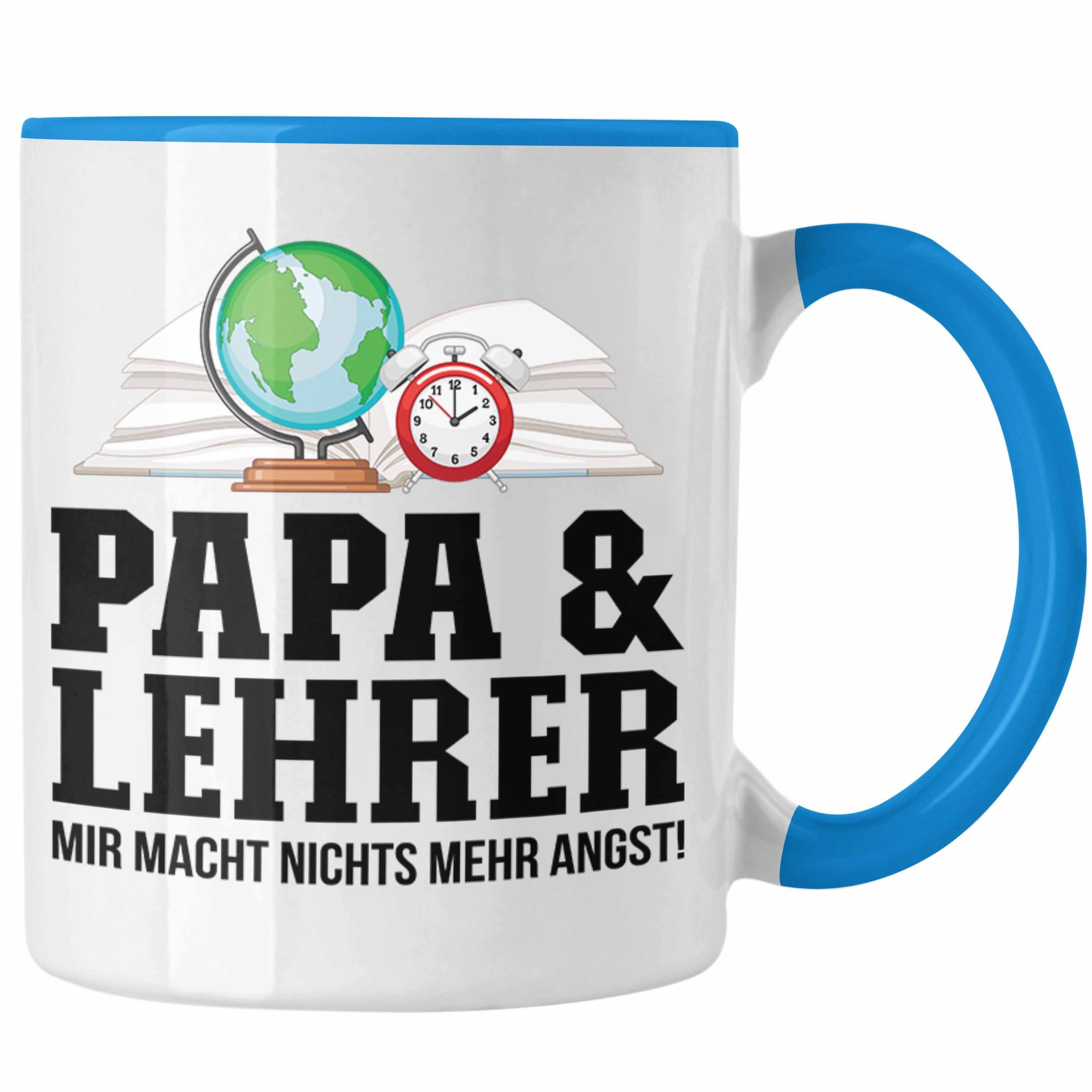 Lehrer und Tasse für Trendation Blau Lehrer Geschenkidee - Vater Trendation Tasse Gebur Papa