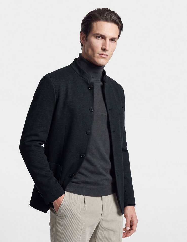 Thomas Goodwin Sakko Stehkragensakko Look