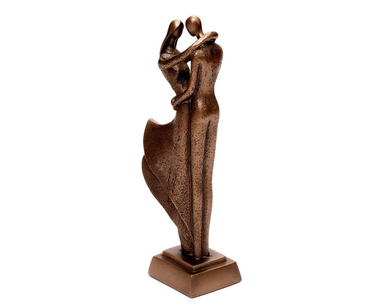 aus Skulpturen Figuren Abstrakte Resin Paar Bronzepulver Dekofigur Büste Dekofigur Brillibrum Verliebt mit Love