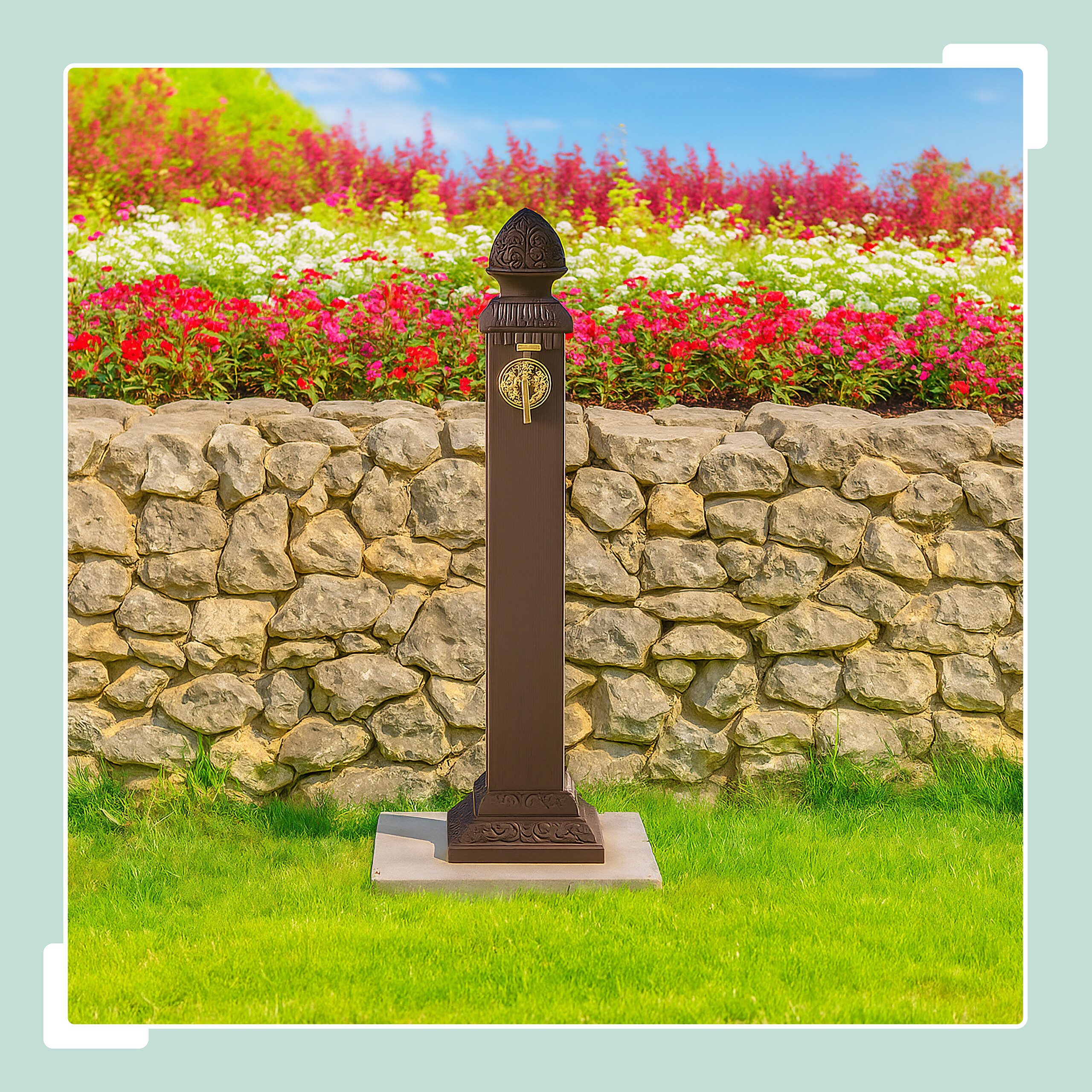 relaxdays Gartenbrunnen Standbrunnen antik 81 cm, günstig online kaufen