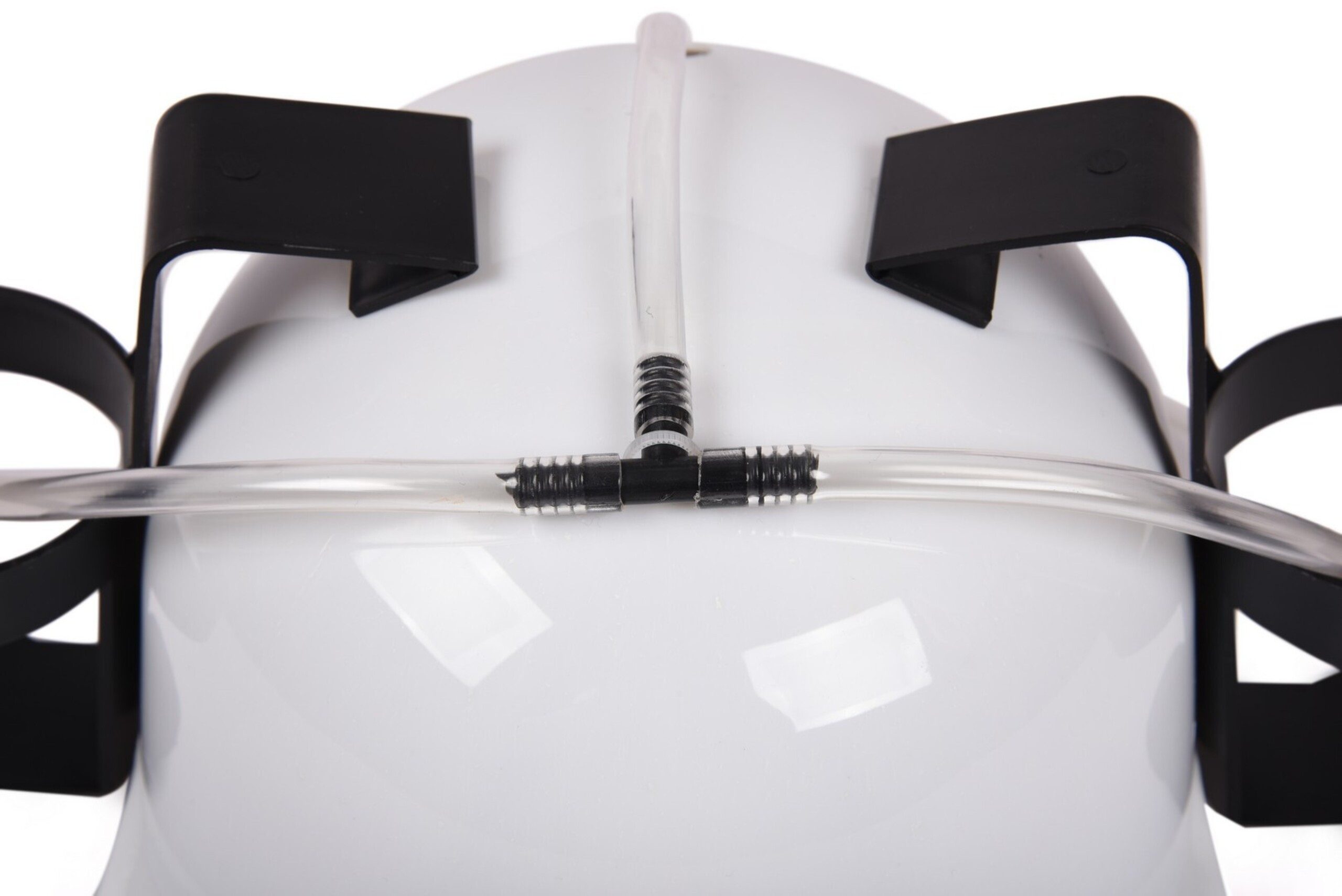 relaxdays Partyanzug 4x Party Trinkhelm, weiß