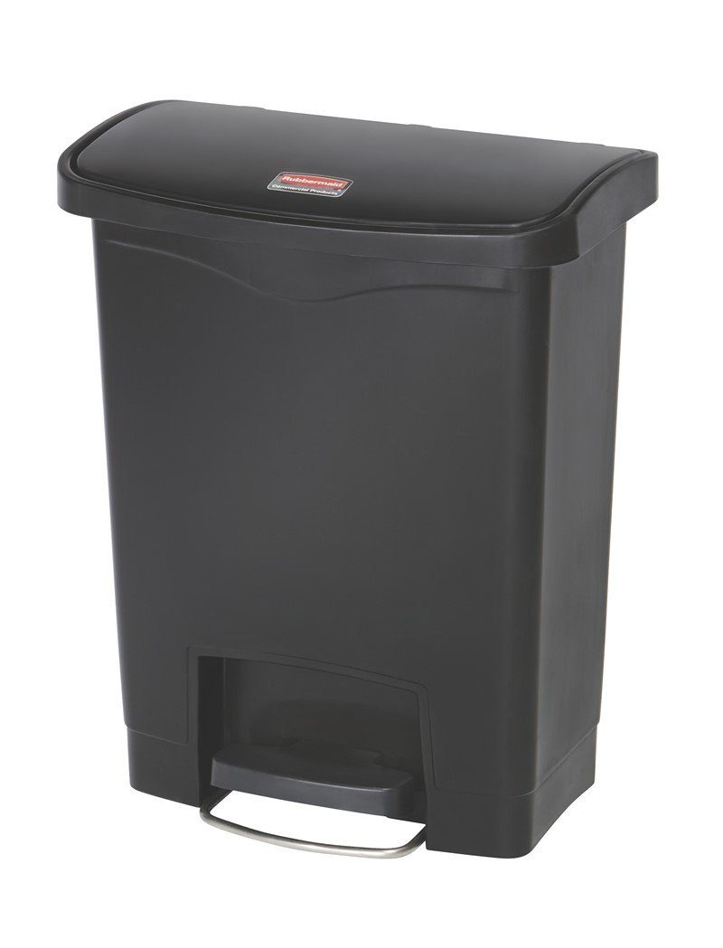 Rubbermaid Mülltrennsystem Rubbermaid Slim Jim® Step-On-Tretabfallbehälter, 30 l, Kunststoff