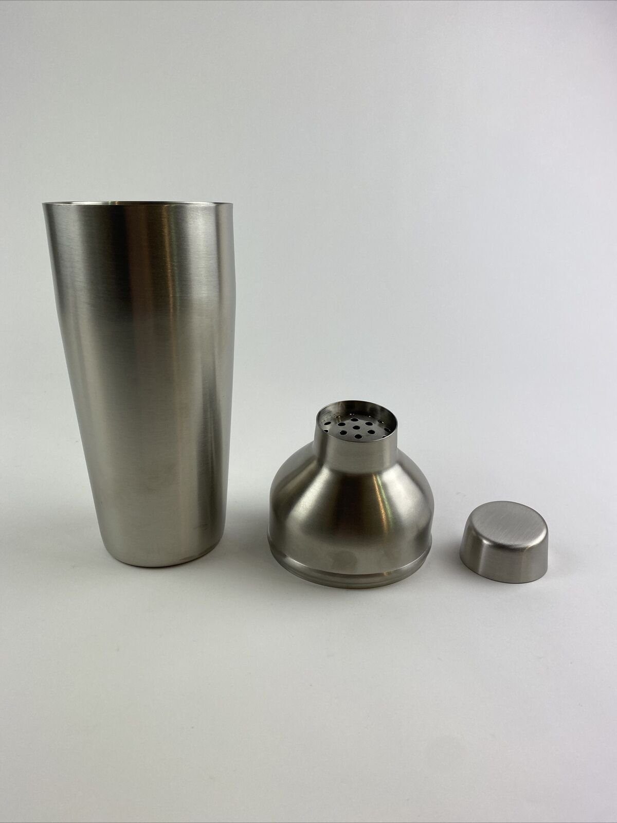 Leopold Vienna Cocktail Shaker Leopold Vienna Cocktail Shaker 3-teiliges Set 700 ml Edelstahl, Edelstahl matt