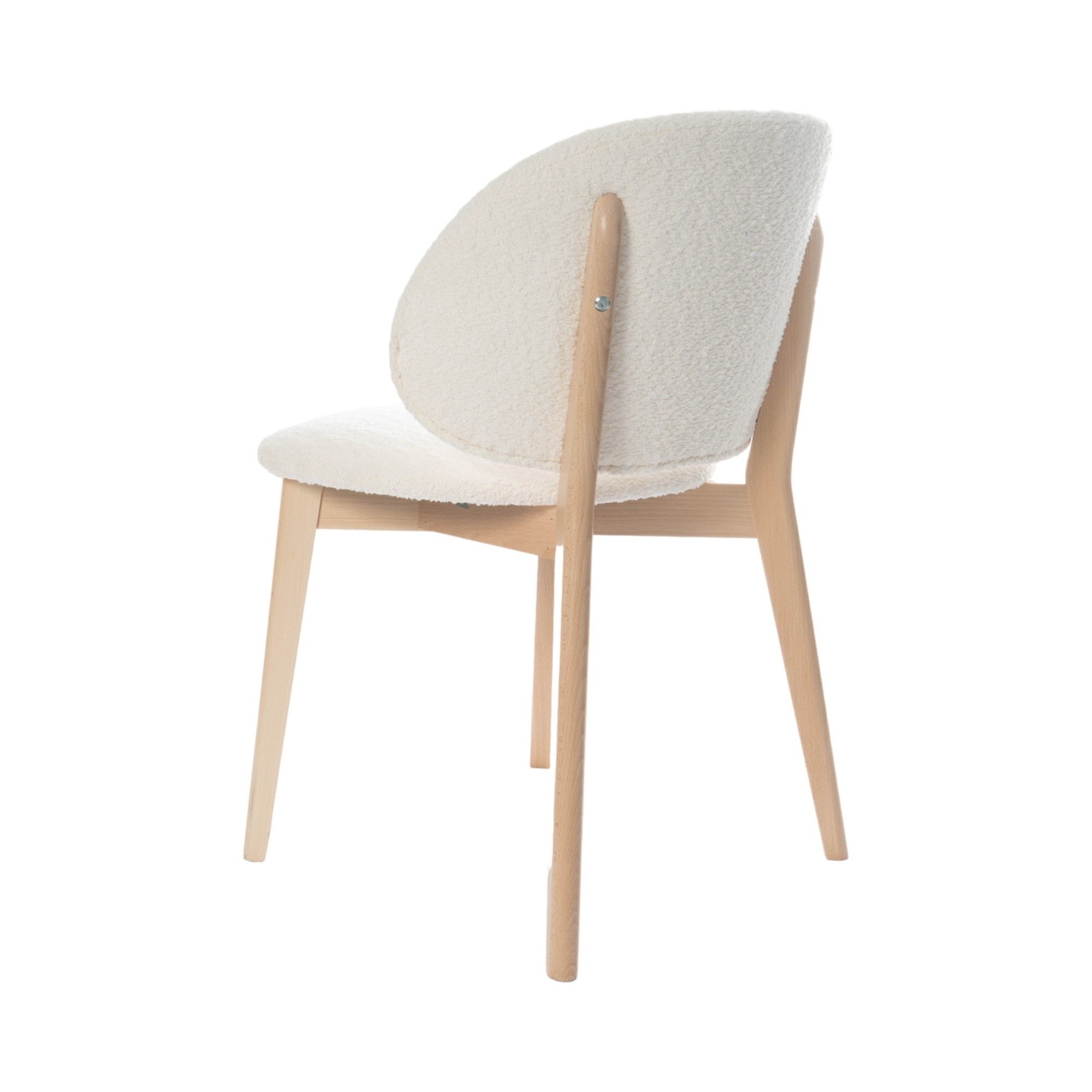 Beautysofa Esszimmerstuhl Bequemer moderner eleganter weicher Stuhl mit gepolstertem Seat ELEN, Widder-Struktur-Gewebe